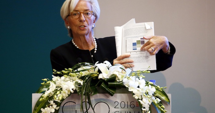Christine Lagarde, directora del FMI. Foto: EFE.