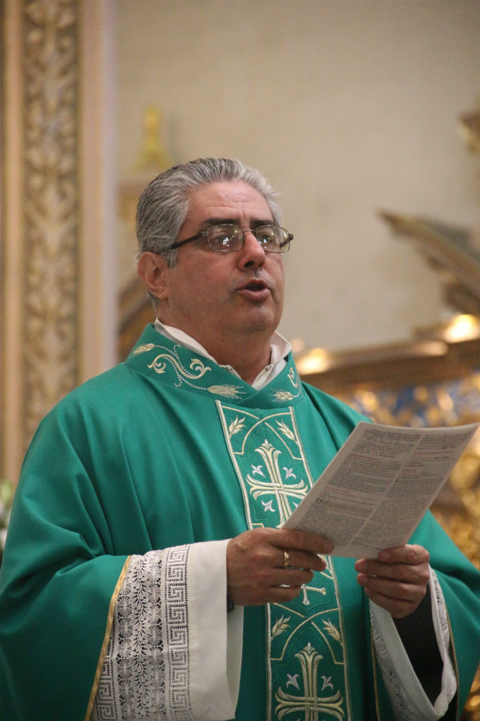 Gerardo Vaglienty Rivera, vicario general, se negó en un principio a dar entrevistas. Foto: Pulso