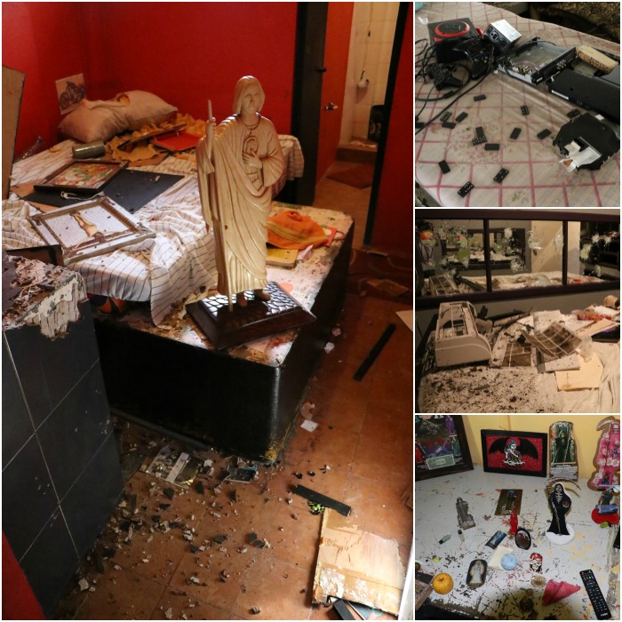 Algunos de los lujos y objetos que fueron decomisados en el penal de Apodaca. Foto: Gobierno de Nuevo León.