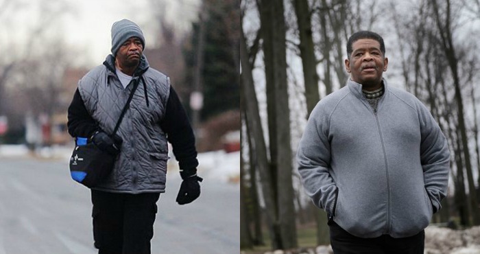 Un concesionario automotriz ofreció regalarle un auto a Robertson, que lleva 10 años cubriendo a pie la ruta hacia su trabajo. Foto: Especial