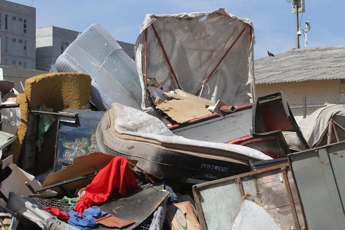 Al interior se encontraron colchones de gran calidad. Foto: Facebook Comunicación Social del Estado de Nuevo León