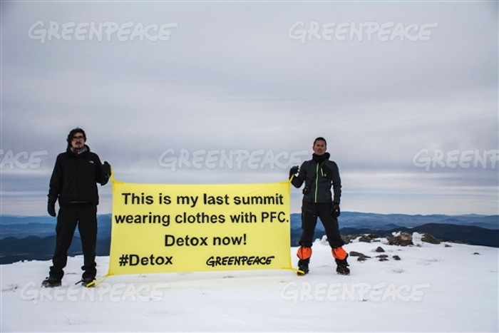 Desde la cima del volcán Xinantecatl, en el Edomex, activistas dicen: Foto: Especial.