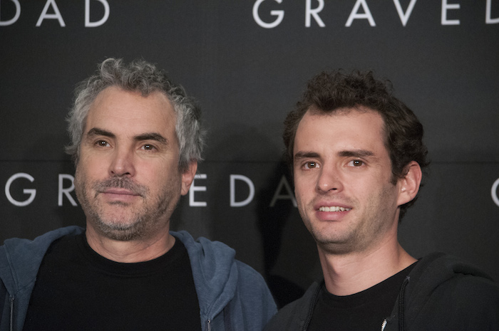 El cineasta mexicano Alfonso Cuarón y su hijo Jonás Cuarón. Foto: Cuartoscuro/Archivo