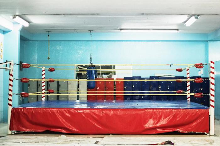 En el gimnasio Hércules. Foto: Irving Cabello / Vice