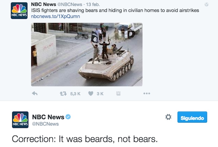 Foto: Twitter @NBCNews