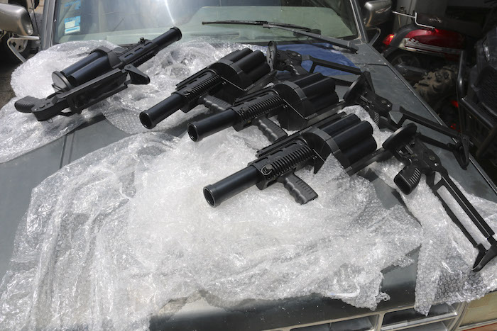 Lanzagranadas decomisados en Jalisco en 2015. Foto: PGR