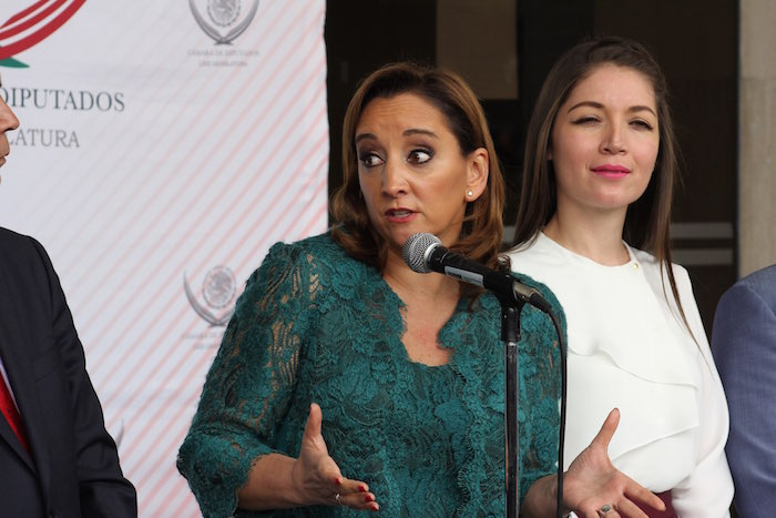 La Canciller Claudia Ruiz Massieu rechazó que haya un trato preferencial para los más de 24 mil mexicanos presos en el extranjero. Foto: Luis Barrón, SinEmbargo.