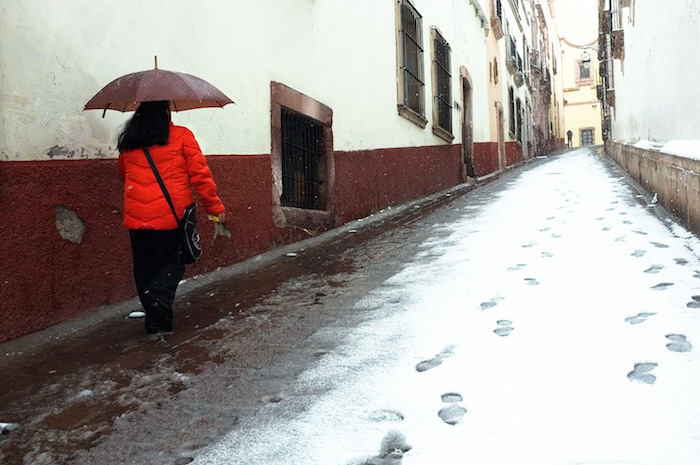 El SMN prevé caída nieve y aguanieve en las cimas del norte, el noreste y el centro del país. Foto: Cuartoscuro.