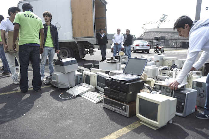 Reciclatón en la UNAM. Foto: Cuartoscuro.