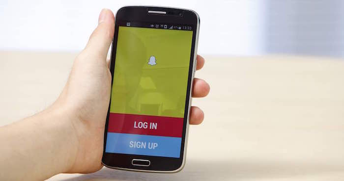 Snapchat, la red social que Facebook intentó comprar. Foto: shutterstock