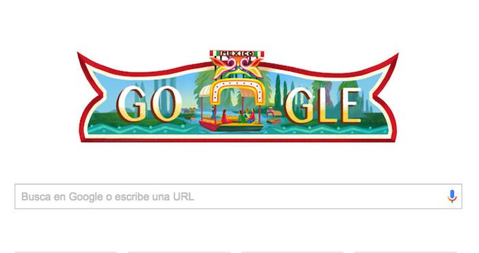 Doodle commemora la Independencia de México. Foto: Captura de Pantalla
