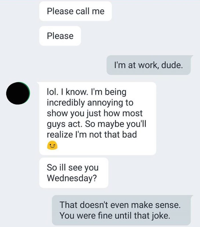 Extracto de la conversación publicada. Foto: Especial