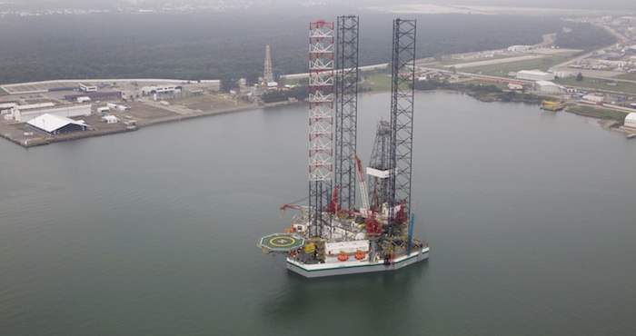 Una plataforma petrolera. Foto: Cuartoscuro.