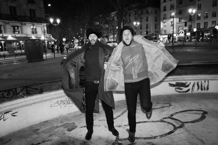 Dos parisinos, dos músicos, dos amigos. Foto: Cassette