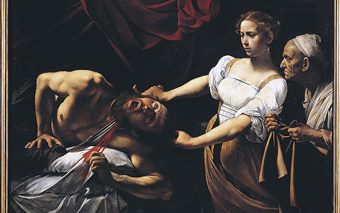 "Judith decapitando a Holofernes", de Caravaggio. Foto: EFE