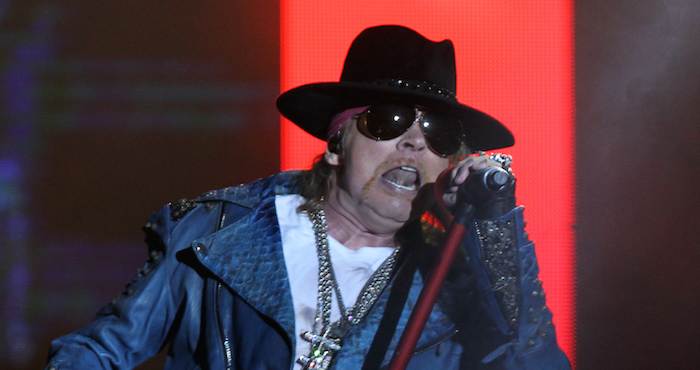 Axl Rose, el líder del grupo estadounidense Guns N'Roses. Foto: EFE