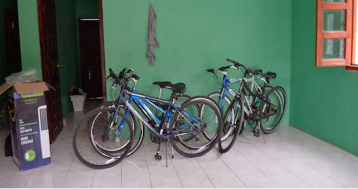 En la imagen, el domicilio allanado. Foto: El Pulso.