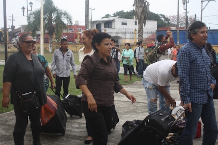 50 buscadores fueron recibidos en la parroquia de Amatlán de los Reyes Magos. Foto: Blog Expediente.