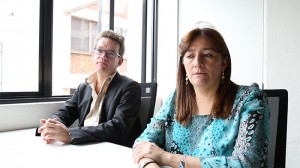 Alejandro Valencia y Ángela Buitrago. Foto: Francisco Cañedo, SinEmbargo