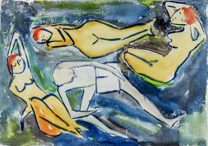 La muestra, que podrá verse hasta el 23 de octubre, lleva por título “No me encierres. Obras tempranas de Gunter Grass”, en alusión a la canción “Dont fence me in” (“No me encierres”) con la que el cantante y actor de películas de vaqueros Roy Rogers puso música al sentir de muchos jóvenes alemanes de la posguerra. Foto: Especial