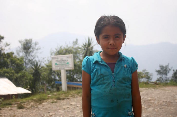 La pequeña Yuridia Xalamihua. Foto: BlogExpediente