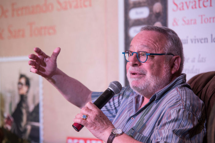 Fernando Savater en México. Foto: Francisco Cañedo, SinEmbargo