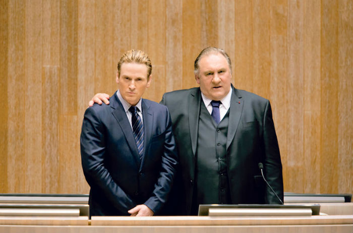 Gerard Depardieu y Benoît Magimel, protagonistas de Marsella. Foto: Especial