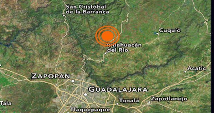 El epicentro ocurrió en Nuevo México, Jalisco. Foto: Twitter @SkyAlertMx.