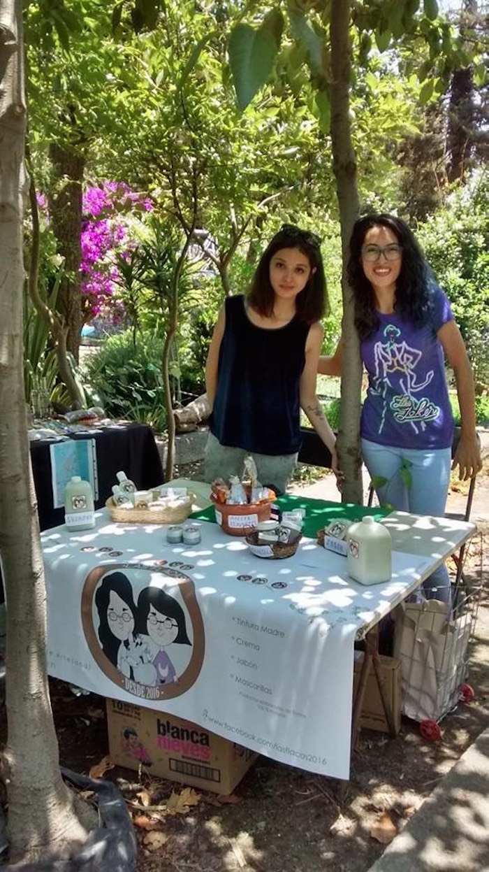 Paulina Bermúdez y Edna Itzel González Muñoz , dos de las creadoras. Foto: Especial.