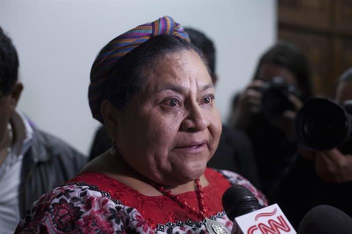 La premio nobel de la Paz Rigoberta Menchú. Foto: EFE