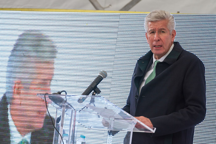 El titular de la SCT, Gerardo Ruiz Esparza, se habría reunido en dos ocasiones con Juan Armando Hinojosa cuando aún se encontraba en curso la investigación de la "casa blanca". Foto: Cuartoscuro