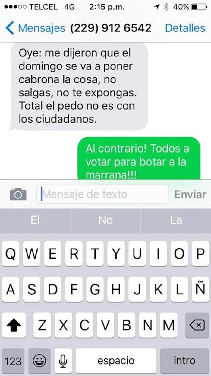 Protesta y humor, contra los anuncios contra el voto en Veracruz. Imagen: BlogExpediente