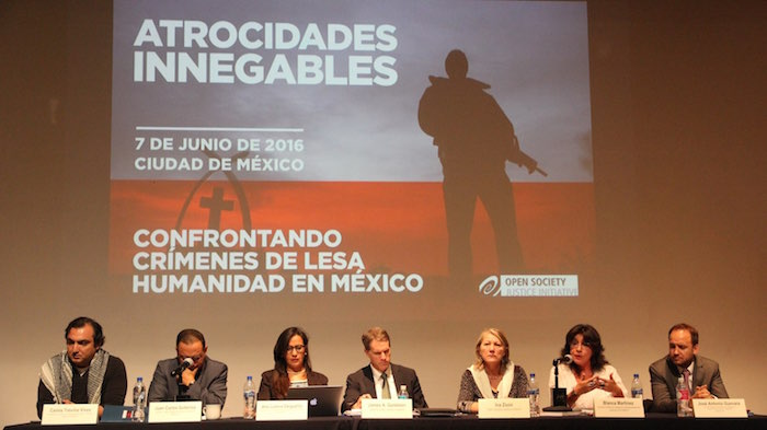 Durante la presentación del estudio, el directivo de Open Society, James Goldston, destacó que, a raíz del despliegue de elementos del Ejército y de la Policía Federal como parte de la nueva estrategia de seguridad nacional, los crímenes atroces han aumentado. Foto: Luis Barrón, SinEmbargo