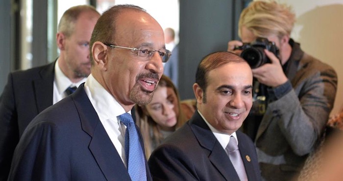 El ministro saudí de Energía, Khalid A. Al Falih, asiste a la 169 conferencia ministerial de la Organización de Países Exportadores de Petróleo (OPEP), en Viena, Austria. Foto: EFE