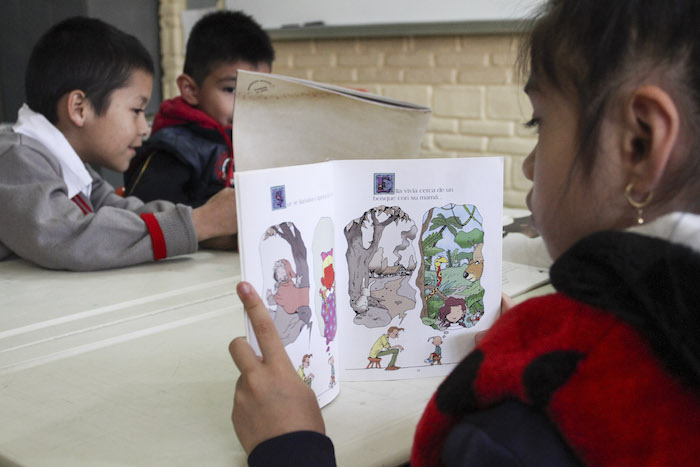 Alumnos de primaria. Foto: Cuartoscuro