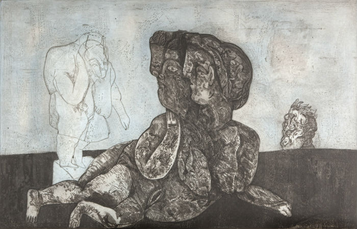 "Sade", de José Luis Cuevas. Foto: Instituto Cultural de México en Francia