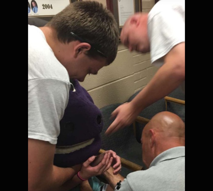 La joven atascada. Foto: @loganrisner1919