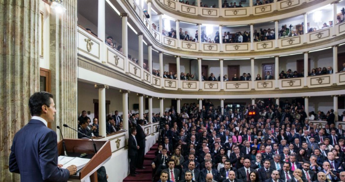 Una vez que el Teatro de la República sea parte del Gobierno federal, su finalidad y función no podrán ser modificados. Foto: Cuartoscuro.