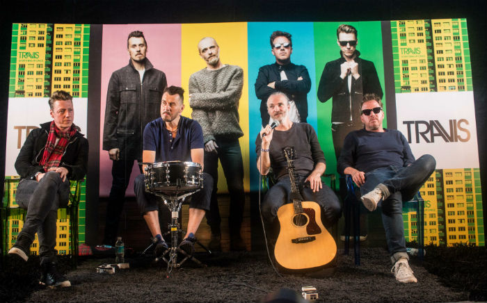 Los músicos animaron una reposada conferencia de prensa, donde ofrecieron declaraciones previsibles y políticamente correctas. Foto: Francisco Cañedo, SinEmbargo