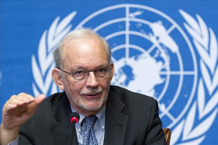 El director ejecutivo de Unicef, Anthony Lake. Foto: Efe