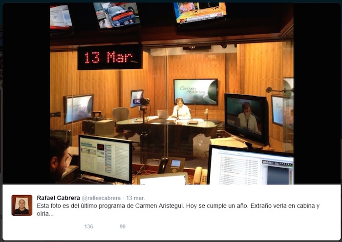 Foto: Twitter Rafael Cabrera