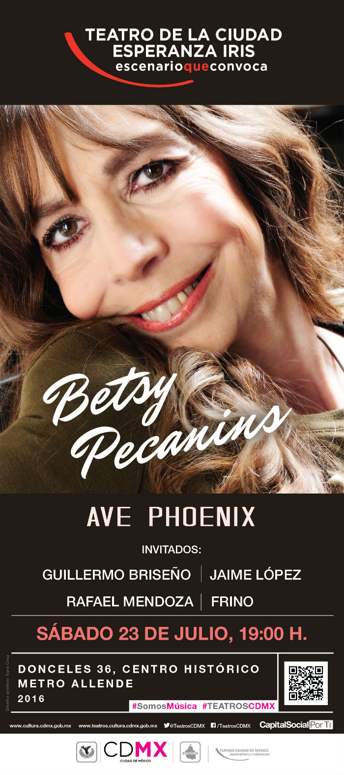 La cita es el sábado en el Teatro de la Ciudad. Foto: Especial