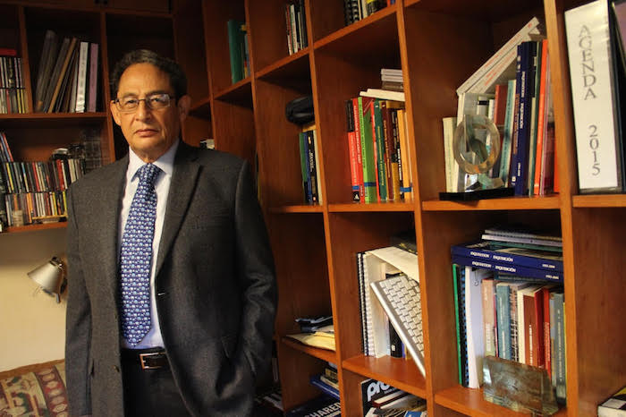 El investigador, Sergio Aguayo, ve un intento de Moreira para intimidarlo. Foto: Luis Barrón, SinEmbargo