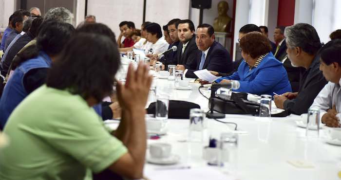 La Mesa Política entre la Segob y SNTE-CNTE continuaron el proceso de diálogo sin llegar a un acuerdo. Foto: Cuartoscuro.
