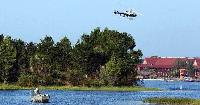 La Policía del condado de Orange, en el centro de Florida halló el cuerpo del niño arrastrado al agua por un caimán en una playa lacustre del complejo Grand Floridian Resort & Spa de Disney. Foto: AP.