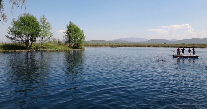 Laguna Media Luna, hogar del pez peculiar. Foto: Facebook.