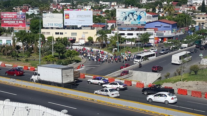 Marcha SNTE en Morelos