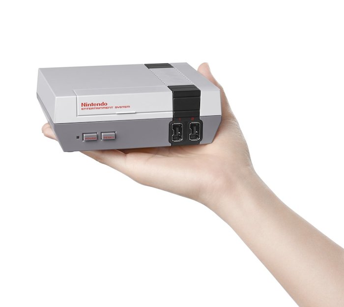 El diseño de la nueva consola NES. Foto: Twitter vía @NintendoAmerica