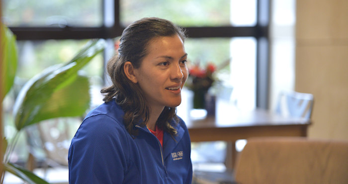 La taewkondoí Rosario Espinoza se va de Río de Janeiro con el sabor dulce de una medalla de plata y convertida en la mejor deportista femenina de la historia de su país. Foto: EFE