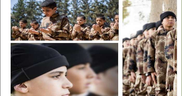 Niños del Estado Islámico. Foto: quilliamfoundation.org